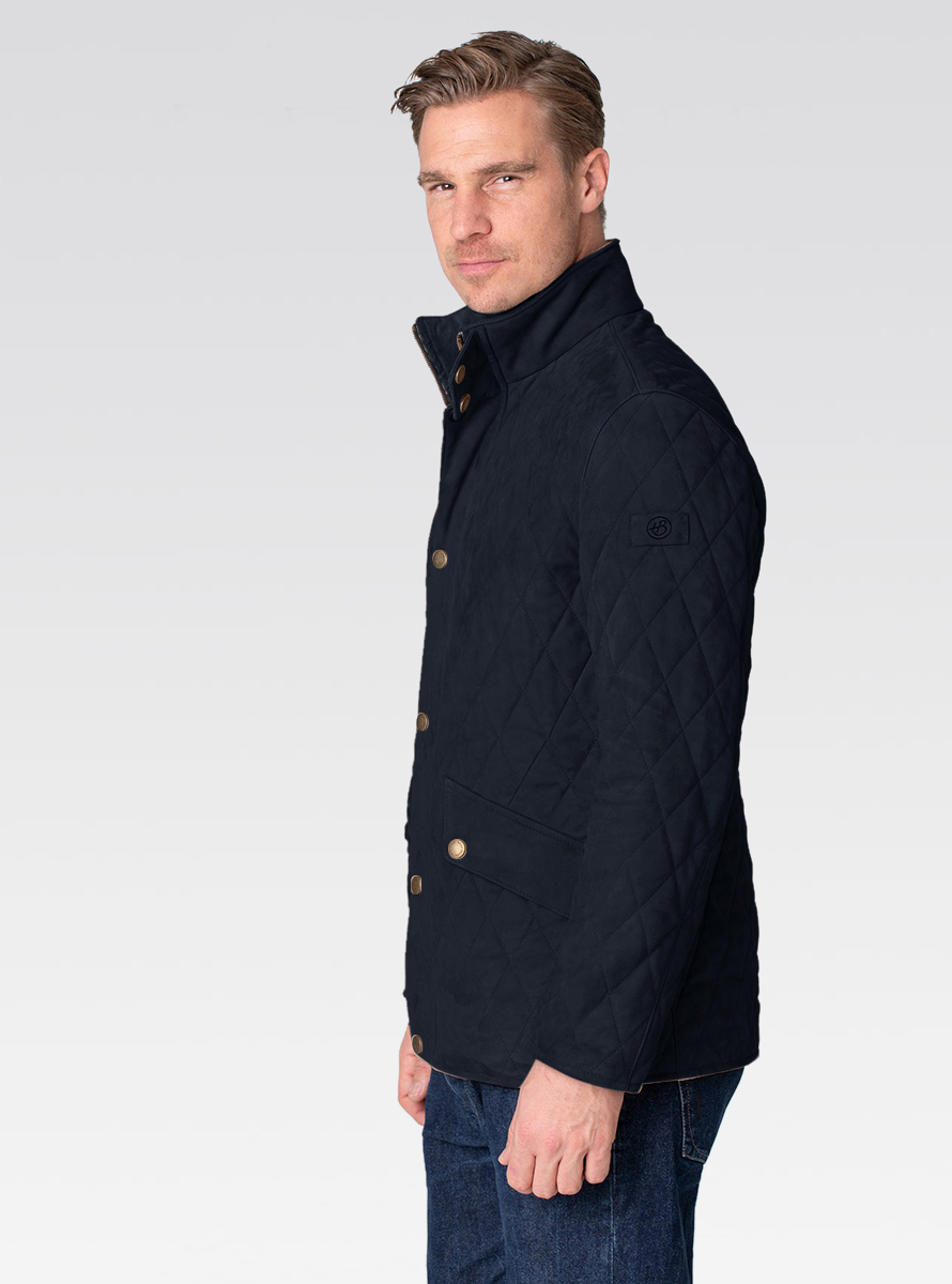 Heinz Bauer Cabriolederjacke Devon dunkelblau