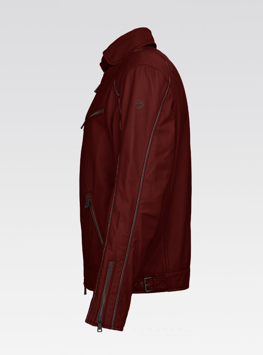 Heinz Bauer Cabriojacke Roadman dragon red