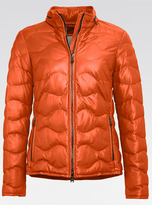 Heinz Bauer Lederjacke für Damen - Model Monterey orange