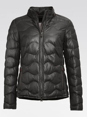 Heinz Bauer Lederjacke für Damen - Model Monterey schwarz