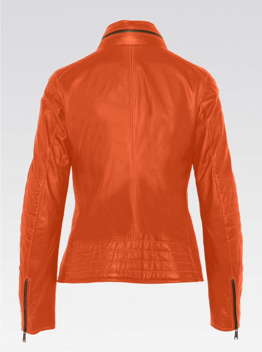 Heinz Bauer Cabriolederjacke Top Gear orange