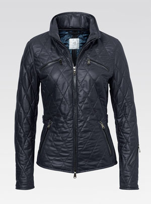 Heinz Bauer Lederjacke für Damen - Model Virginia dunkelblau