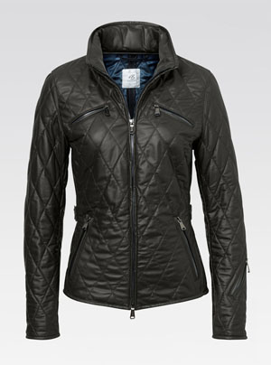 Heinz Bauer Lederjacke für Damen - Model Virginia schwarz
