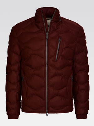 Heinz Bauer Lederjacke für Herren - Modell Nürburg dragon red