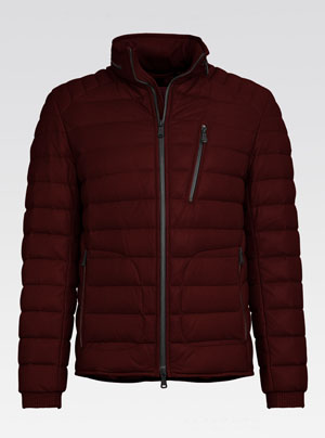Heinz Bauer Lederjacke für Hrren - Modell Speedster dragon red