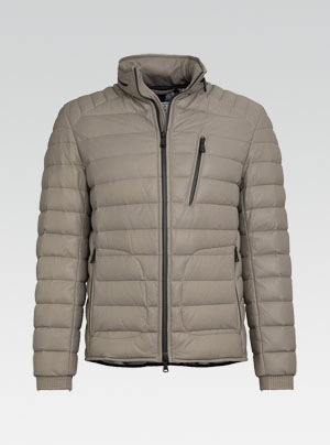 Heinz Bauer Lederjacke für Hrren - Modell Speedster moongrey