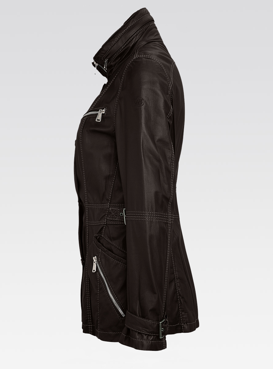 Heinz Bauer Cabriolederjacke Bluefire braun