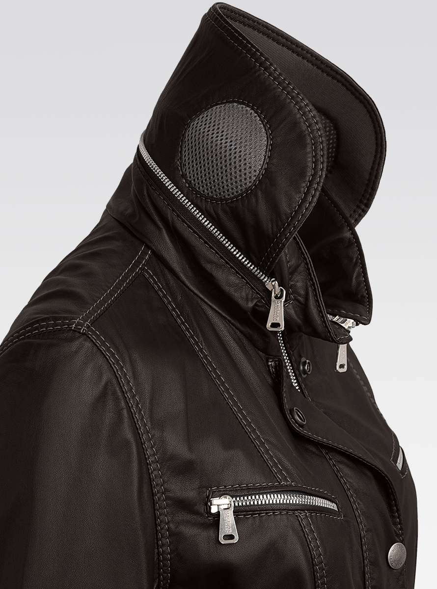 Heinz Bauer Cabriolederjacke Bluefire braun