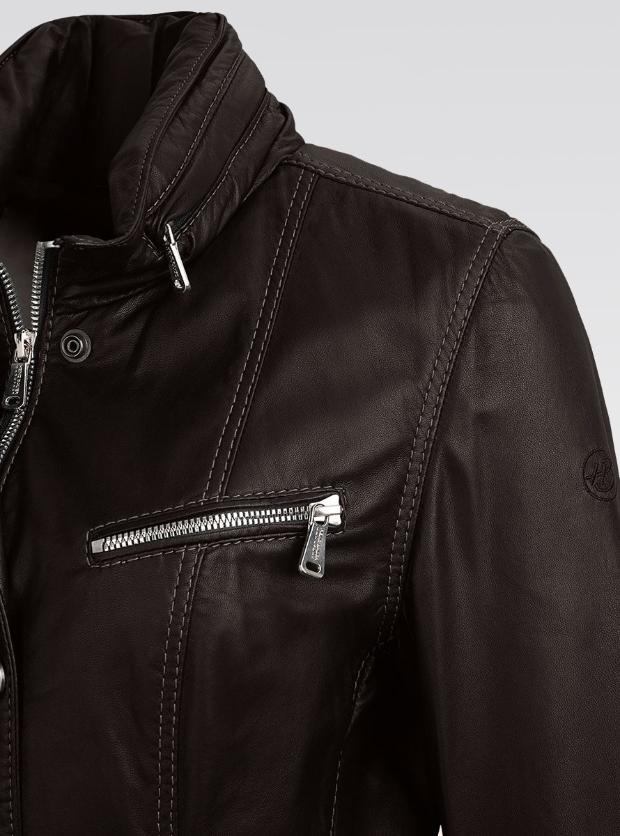 Heinz Bauer Cabriolederjacke Bluefire braun